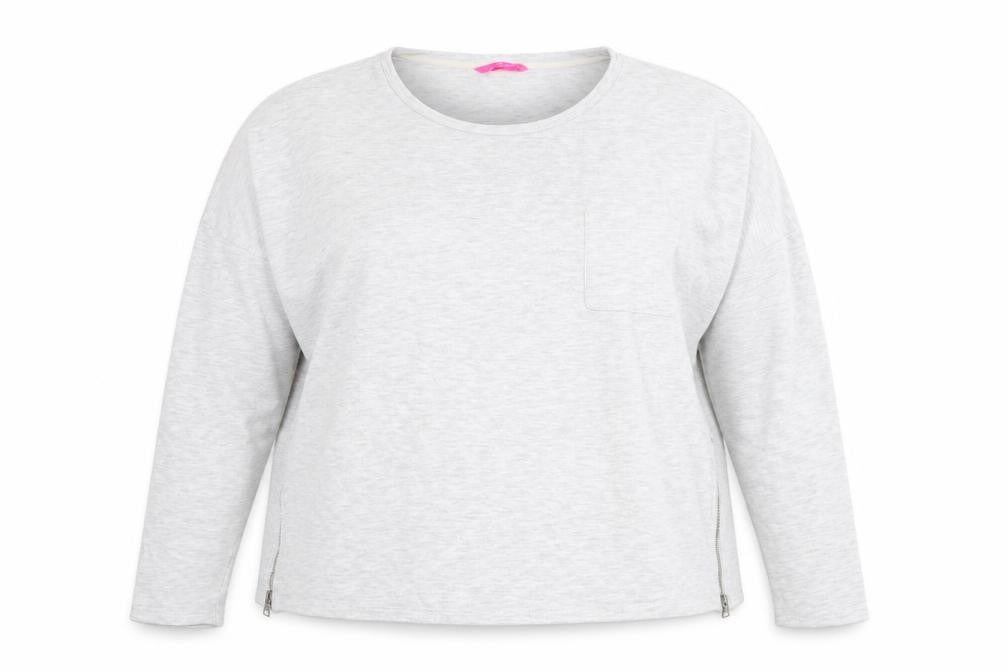 Marks & Spencer Womens Grey Cotton Pullover Sweatshirt Size 20 Pullover