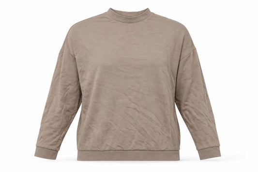ASOS Womens Beige Cotton Pullover Sweatshirt Size 10 Pullover