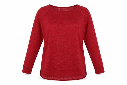 Atmosphere Womens Red Polyester Basic Blouse Size 12 Round Neck