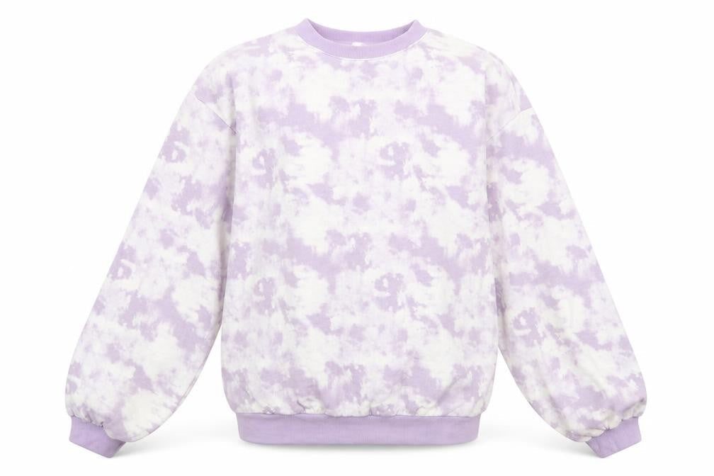 H&M Girls Multicoloured Round Neck Geometric Cotton Pullover Jumper Size 14 Years Pullover