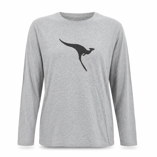 Morrissey Womens Grey Cotton Basic T-Shirt Size M Round Neck - Size M/L