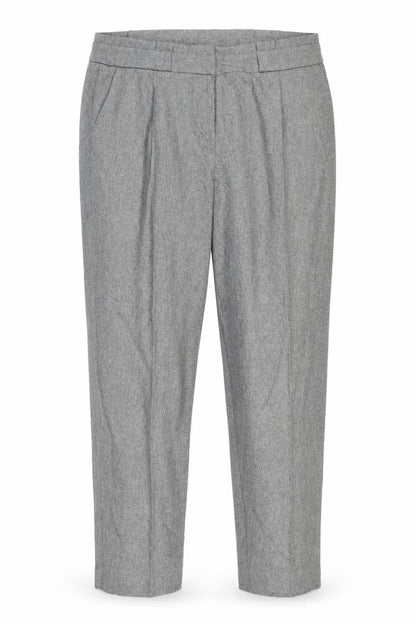 George Womens Grey Polyester Carrot Trousers Size 16 L28 in Regular Zip