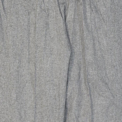 George Womens Grey Polyester Carrot Trousers Size 16 L28 in Regular Zip