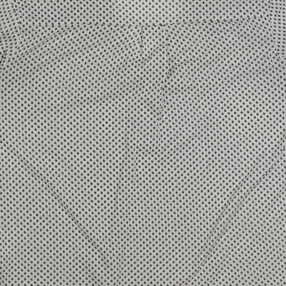 H&M Womens White Geometric Polyester Basic Blouse Size S Collared