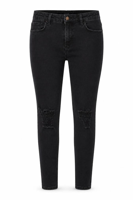 Hera Womens Grey Cotton Skinny Jeans Size 32 in L28 in Regular Button
