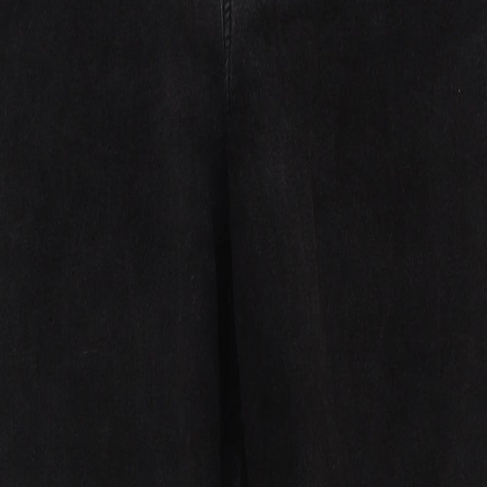 H&M Womens Grey Cotton Skinny Jeans Size 10 L29 in Regular Button