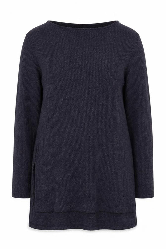 Atmosphere Womens Blue Polyester Pullover Sweatshirt Size 10 Pullover