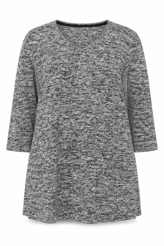 Preworn Womens Grey Viscose Pullover Sweatshirt Size 18 Pullover