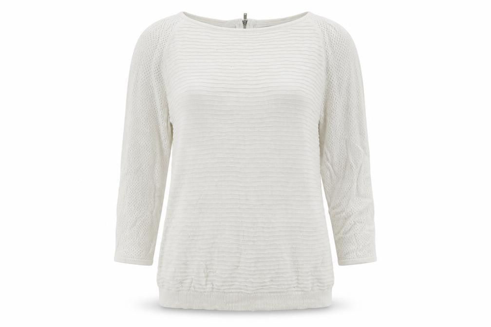 Paper Berry Womens White Polyester Basic T-Shirt Size 10 Round Neck