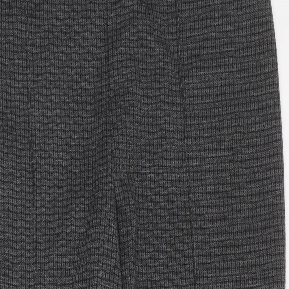 Preworn Womens Grey Polyester Trousers Size 18 L25 in Regular