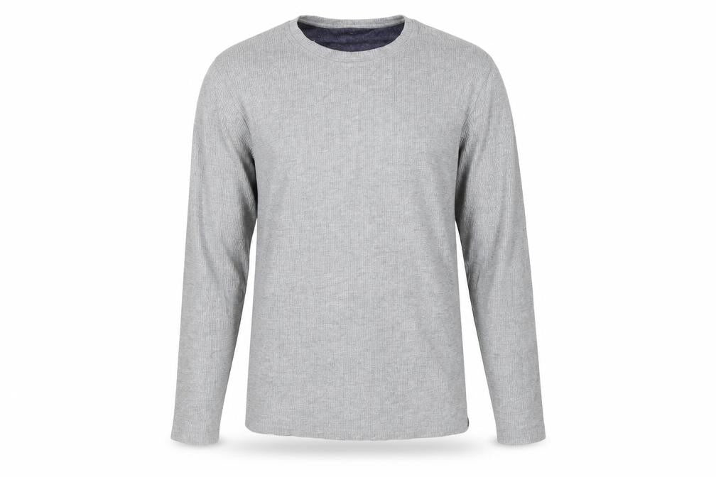 Eddie Bauer Mens Grey Round Neck Polyester Pullover Jumper Size M