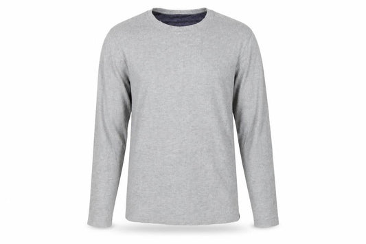 Eddie Bauer Mens Grey Round Neck Polyester Pullover Jumper Size M