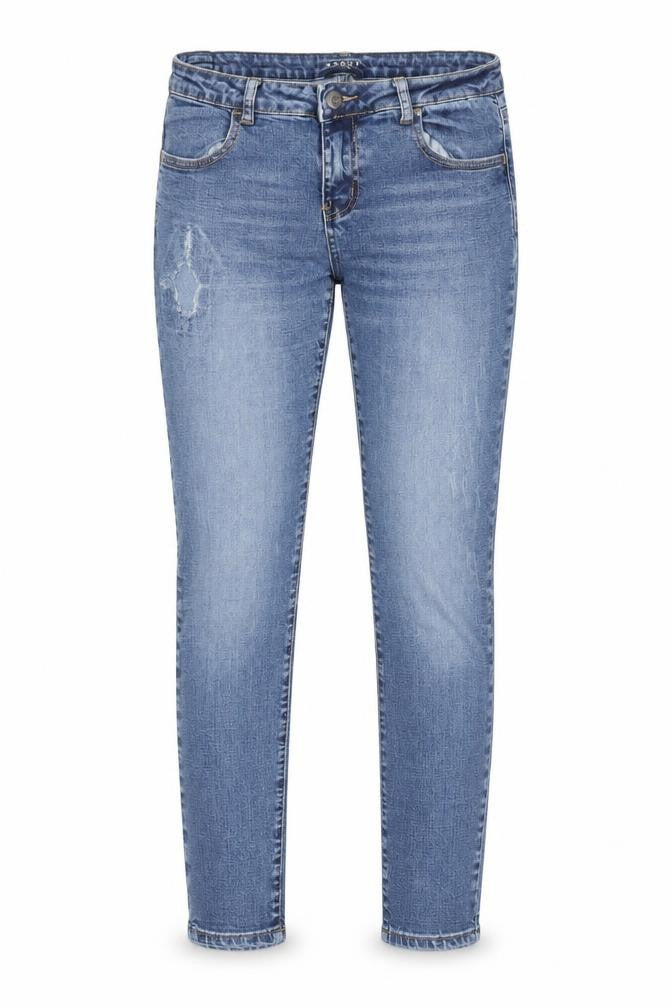 SCOUT Womens Blue Cotton Skinny Jeans Size 30 in L28 in Regular Button