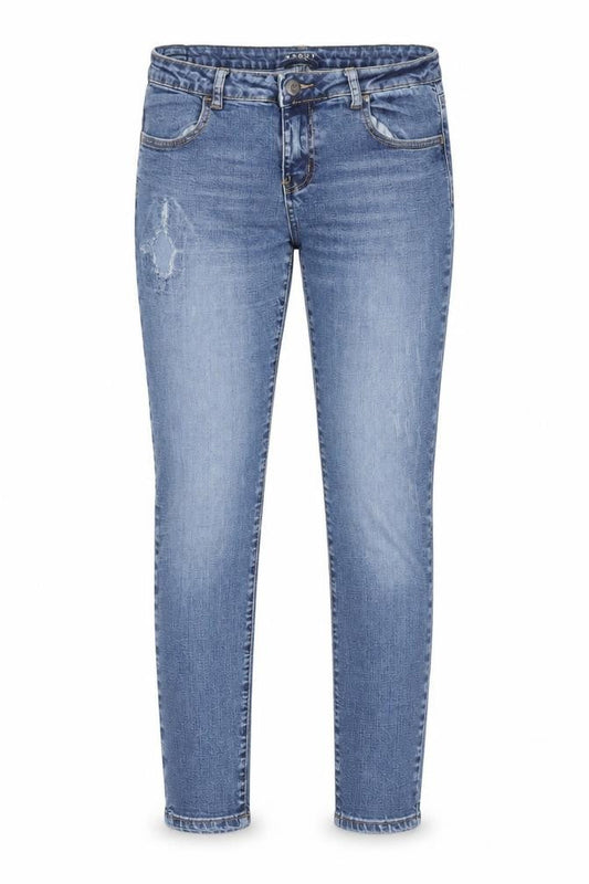 SCOUT Womens Blue Cotton Skinny Jeans Size 30 in L28 in Regular Button