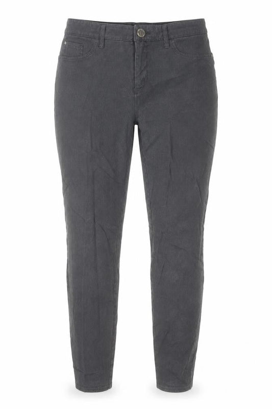 River Island Womens Grey Cotton Skinny Jeans Size 6 L25 in Regular Button