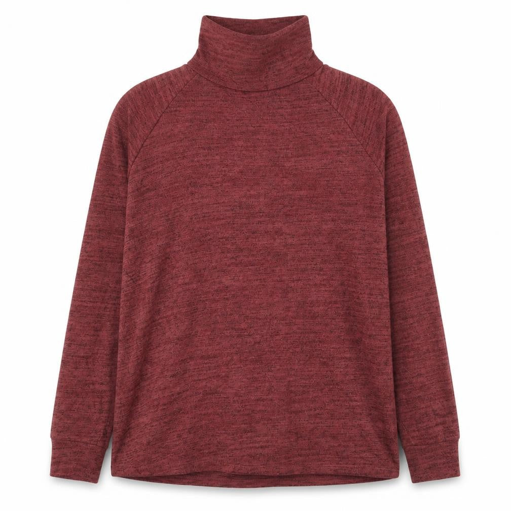 NEXT Womens Red High Neck Viscose Pullover Jumper Size 14