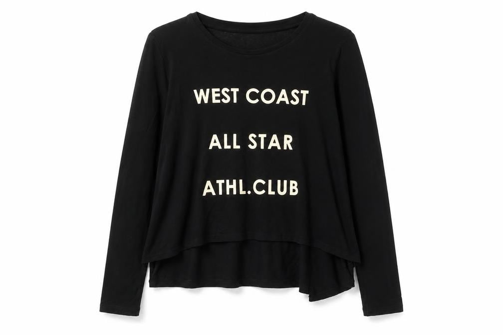 H&M Girls Black Viscose Basic Blouse Size 11-12 Years Round Neck Pullover - West Coast Slogan