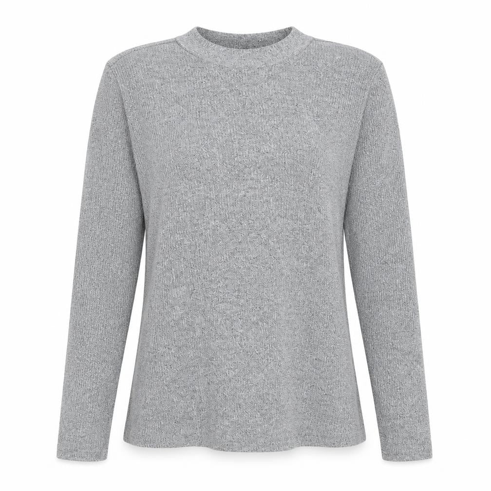 NEXT Womens Grey Round Neck Polyester Pullover Jumper Size 14