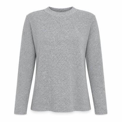 Next Womens Grey Round Neck Polyester Pullover Jumper Size 14