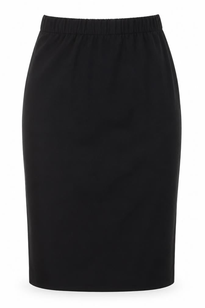 Marks & Spencer Womens Black Polyester Straight & Pencil Skirt Size 8