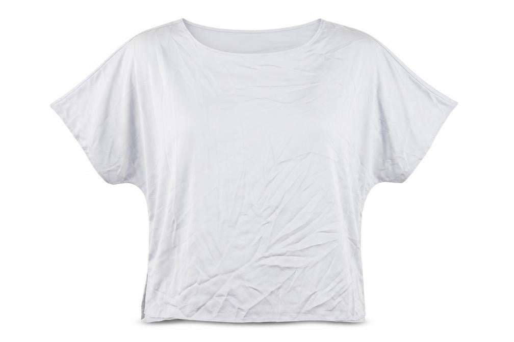 Marks & Spencer Womens Grey Polyester Basic T-Shirt Size 14 Square Neck