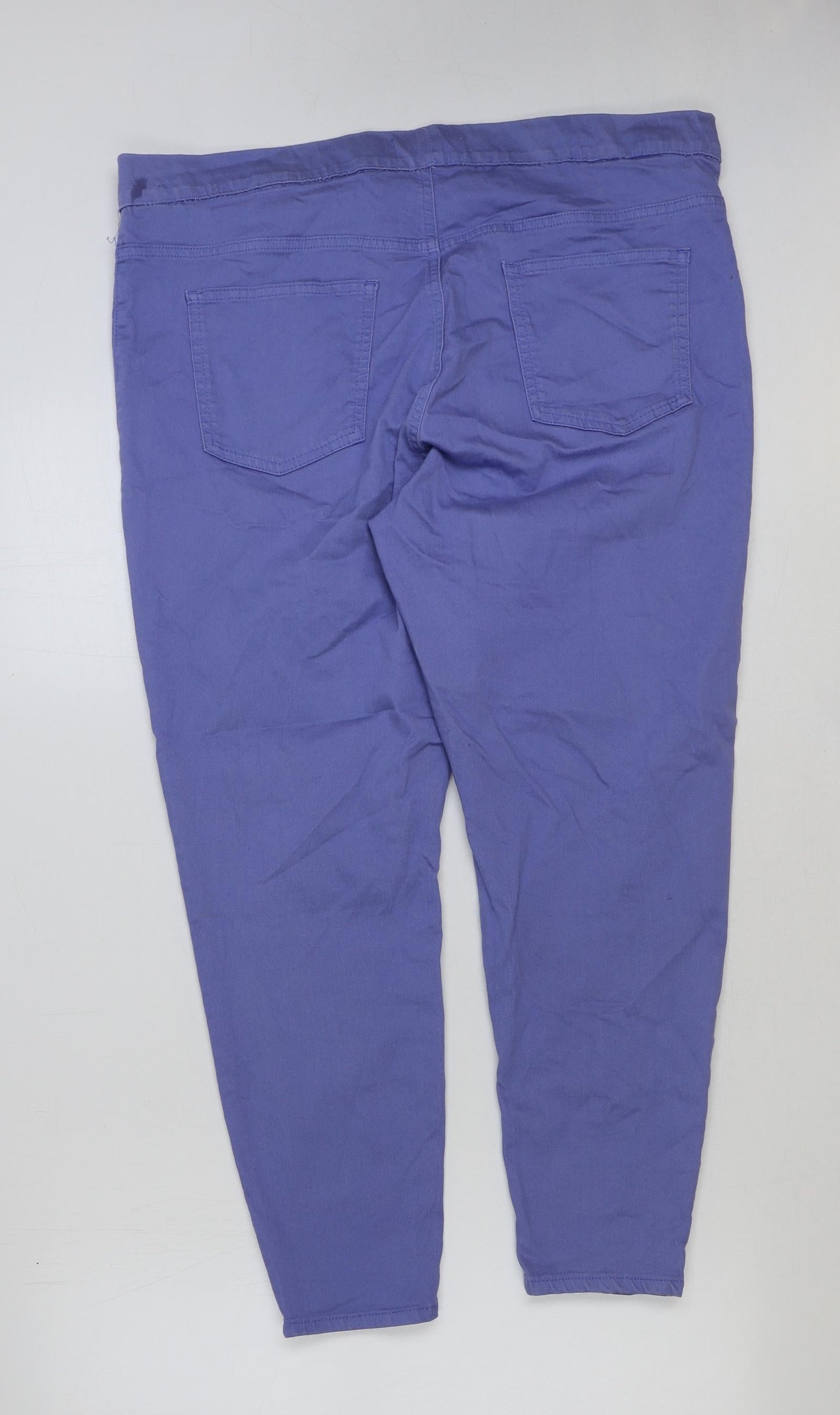 Preworn Womens Blue Cotton Jegging Jeans Size 38 in L26 in Regular