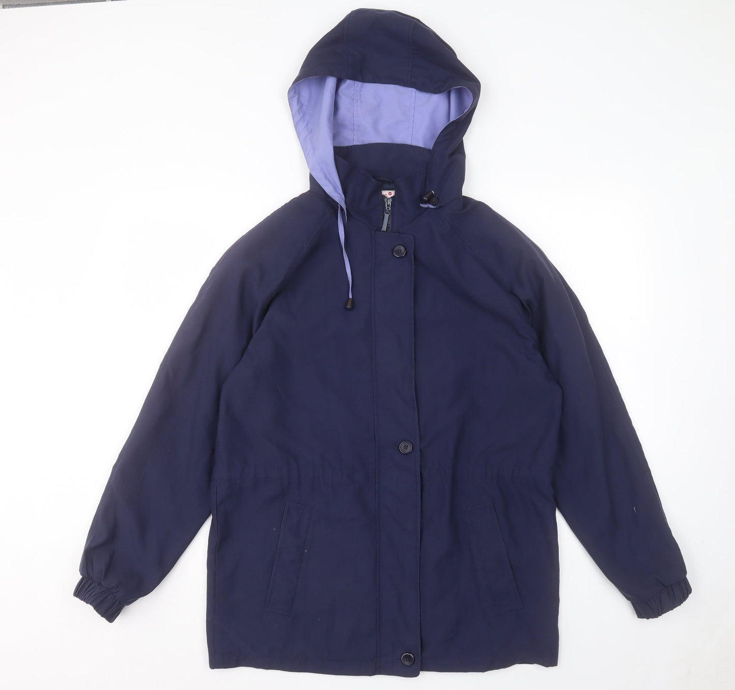 STATURE Womens Blue Jacket Coat Size 10 Zip