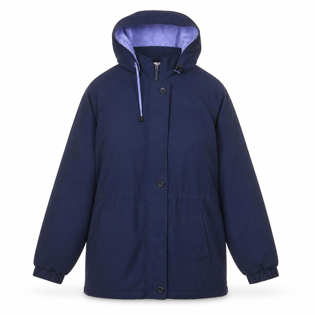 STATURE Womens Blue Jacket Coat Size 10 Zip