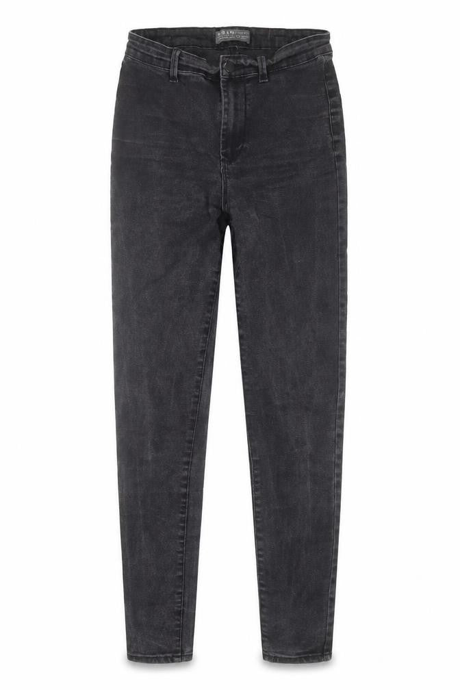 Denim & Co. Womens Grey Cotton Skinny Jeans Size 10 L27 in Regular Button