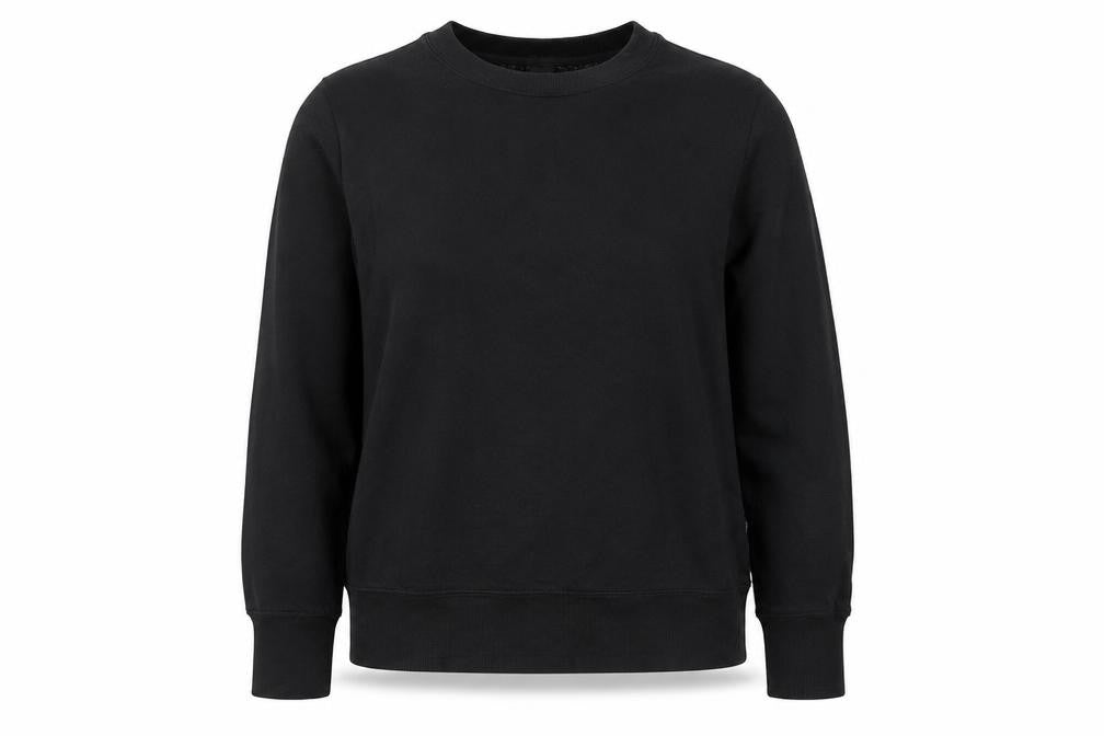 MONDETTA Womens Black Modal Pullover Sweatshirt Size S Pullover