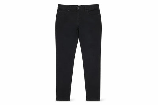 Marks & Spencer Womens Black Cotton Jegging Jeans Size 10 L25 in Regular Zip
