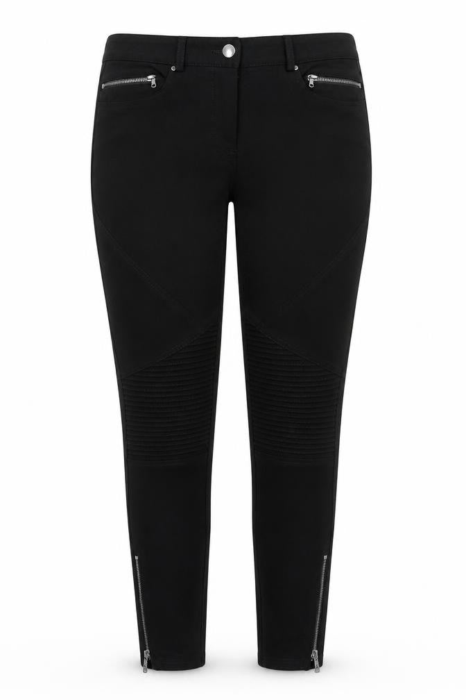 H&M Womens Black Cotton Skinny Jeans Size M L28 in Regular Button