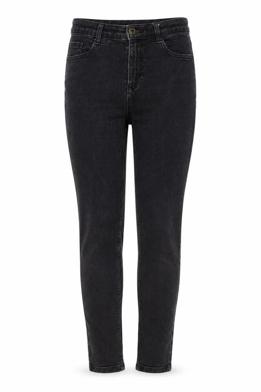 Marks & Spencer Womens Grey Cotton Skinny Jeans Size 8 L27 in Regular Button