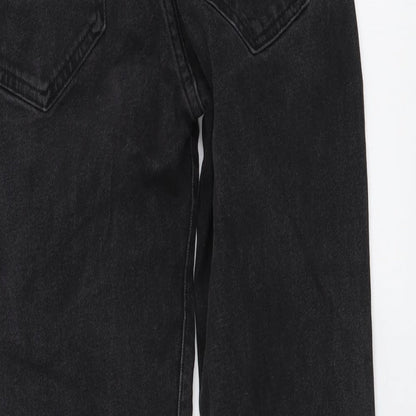 Pull&Bear Womens Grey Cotton Jegging Jeans Size S L27 in Regular Button