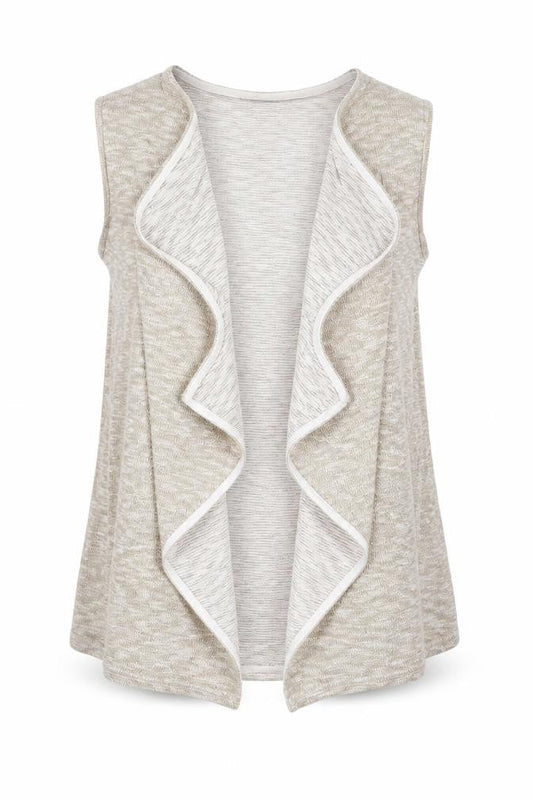 Dorothy Perkins Womens Gold V-Neck Viscose Cardigan Jumper Size S - Asymmetric