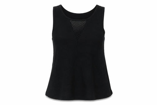 Boohoo Womens Black Polyester Basic Tank Size 10 Scoop Neck