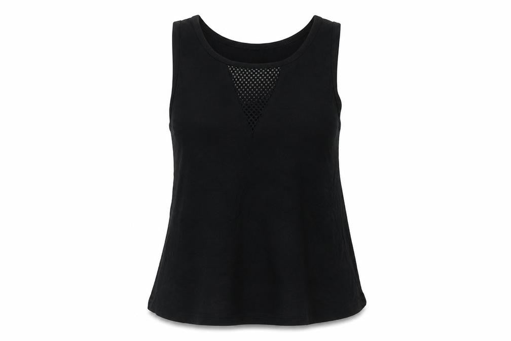 Boohoo Womens Black Polyester Basic Tank Size 10 Scoop Neck