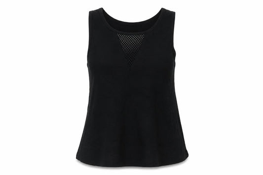 Boohoo Womens Black Polyester Basic Tank Size 10 Scoop Neck