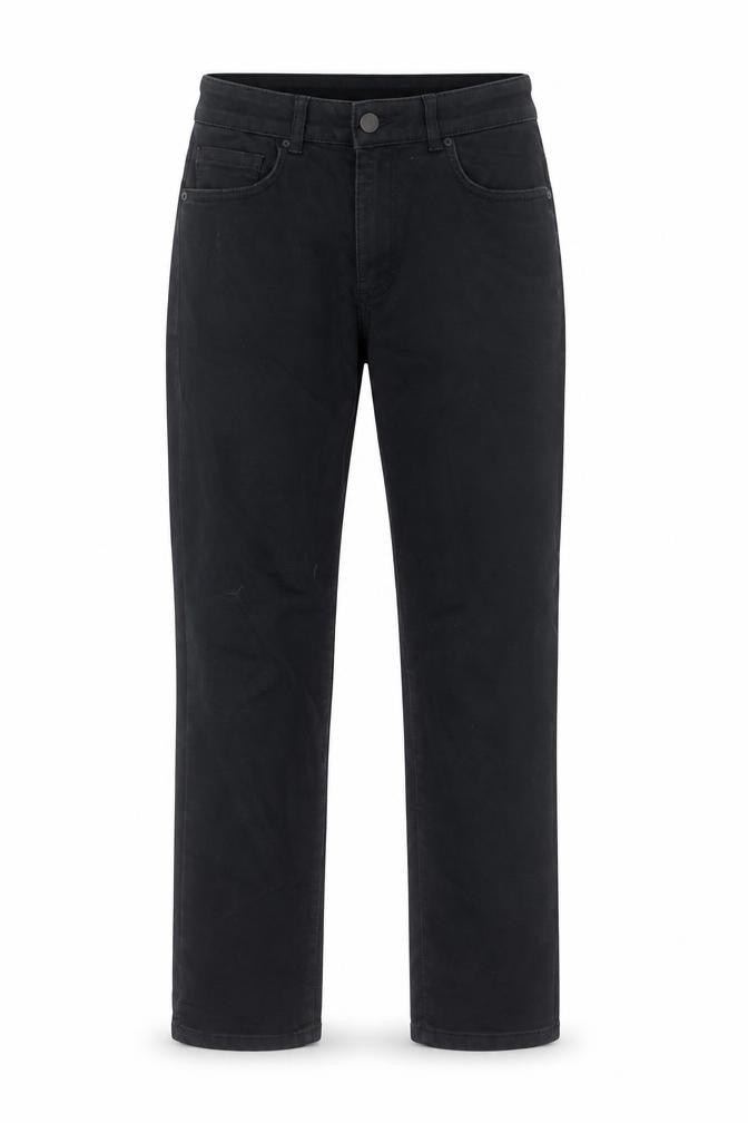 NEXT Womens Black Cotton Straight Jeans Size 30 in L26 in Regular Button