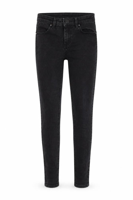 ASOS Womens Black Cotton Skinny Jeans Size 25 in L30 in Regular Zip