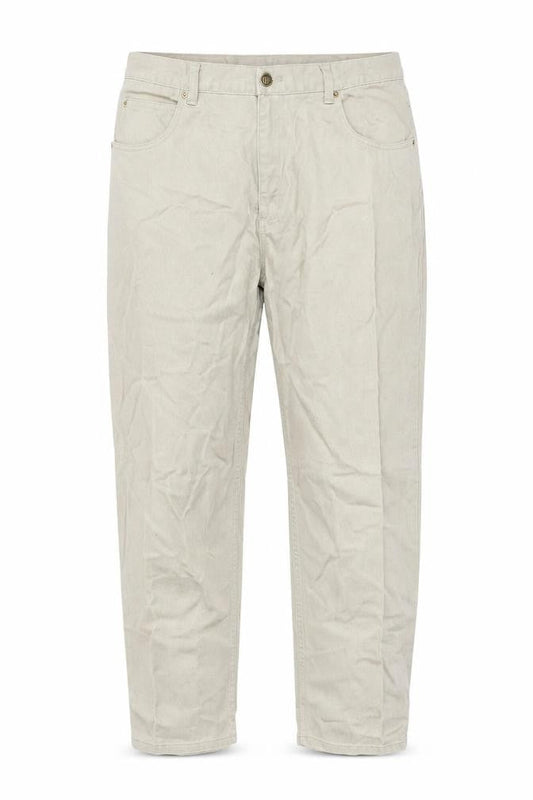 Mackays Womens Beige Cotton Mom Jeans Size 36 in L29 in Regular Zip