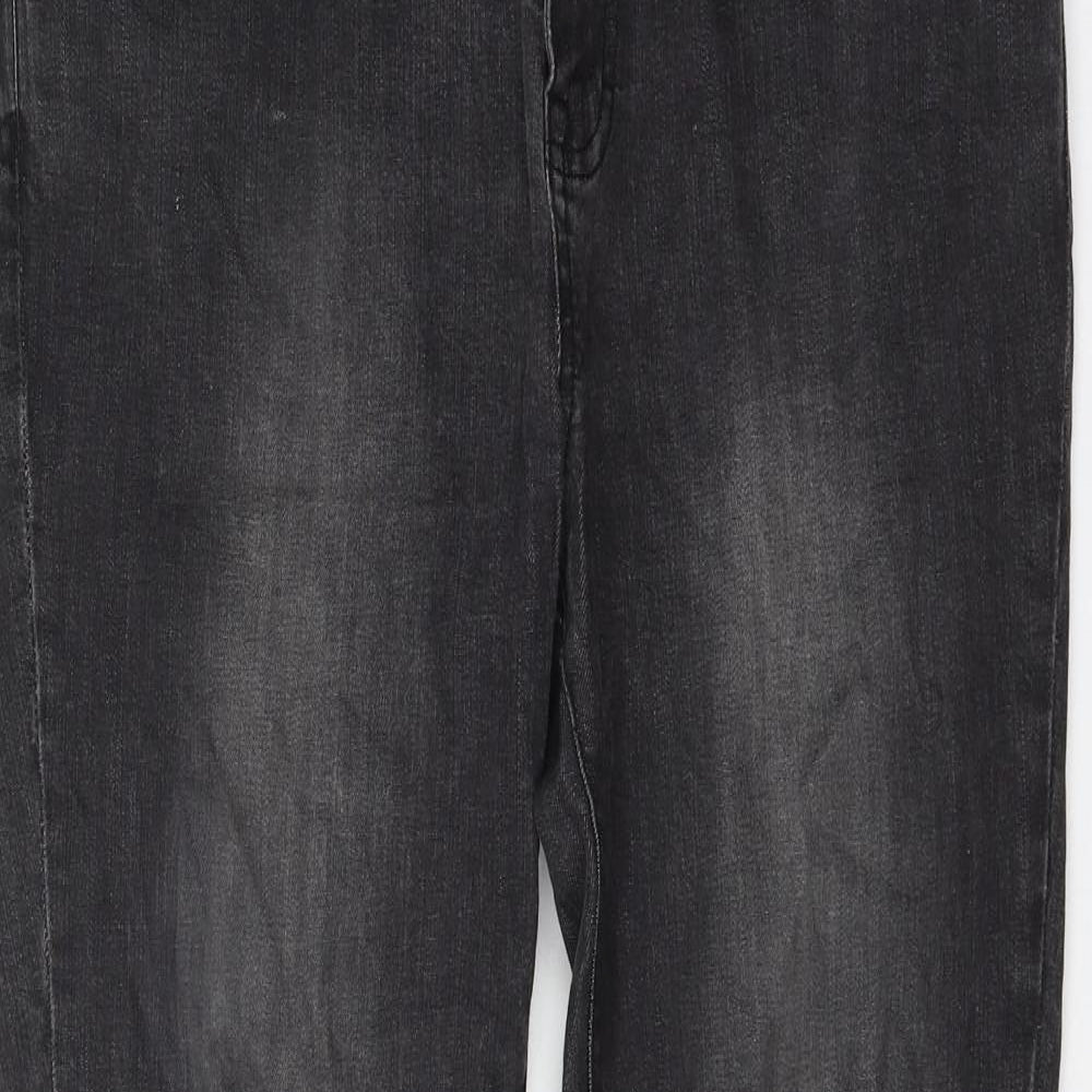 Waven Womens Grey Cotton Skinny Jeans Size 34 in L30 in Regular Zip