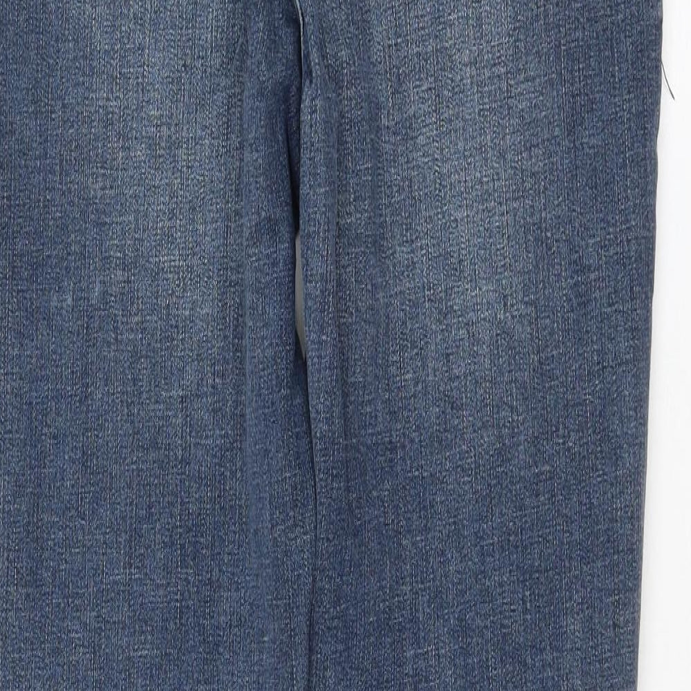 Preworn Womens Blue Polyester Skinny Jeans Size 32 in L29 in Regular Zip