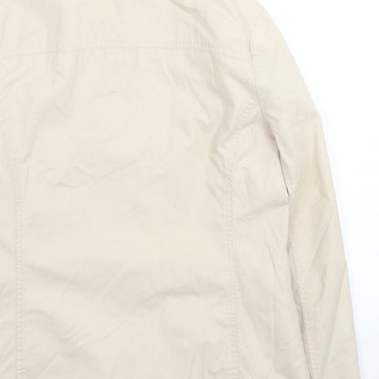 Maine New England Womens Beige Jacket Size 14 Zip