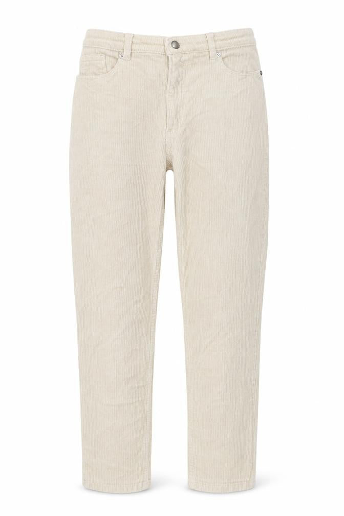 Monki Womens Beige Cotton Straight Jeans Size S L26 in Slim Button
