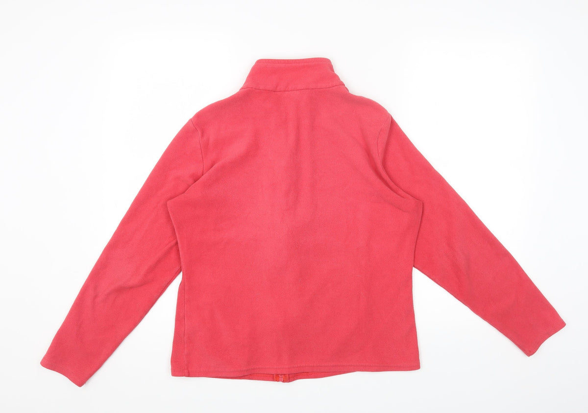 Marks & Spencer Womens Red Jacket Size 16 Zip