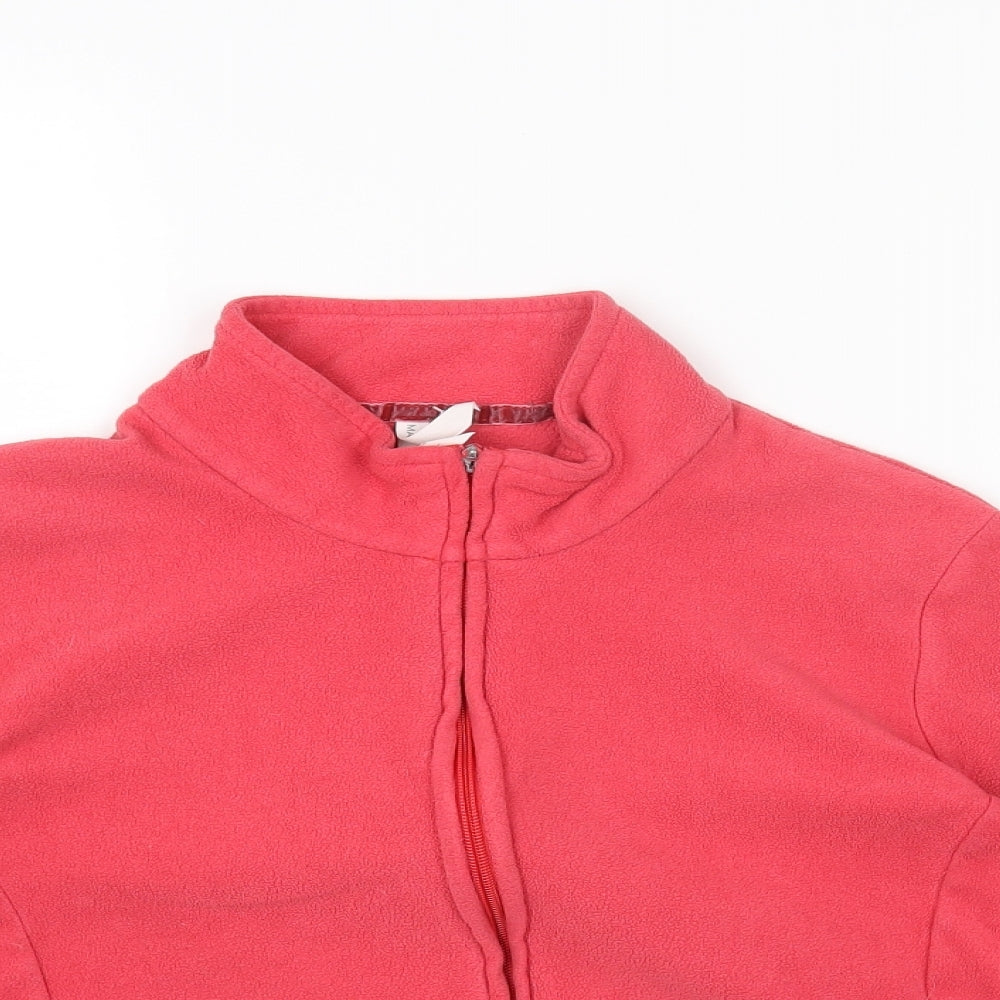 Marks & Spencer Womens Red Jacket Size 16 Zip