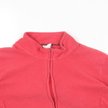 Marks & Spencer Womens Red Jacket Size 16 Zip