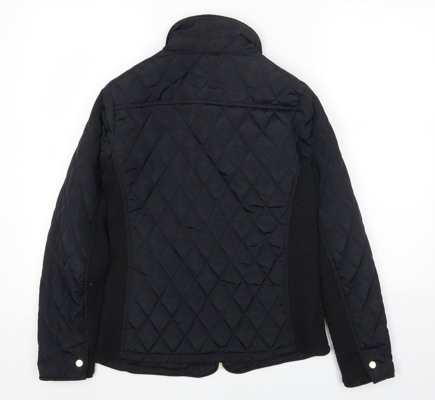 Avenue Womens Black Jacket Size 10 Zip