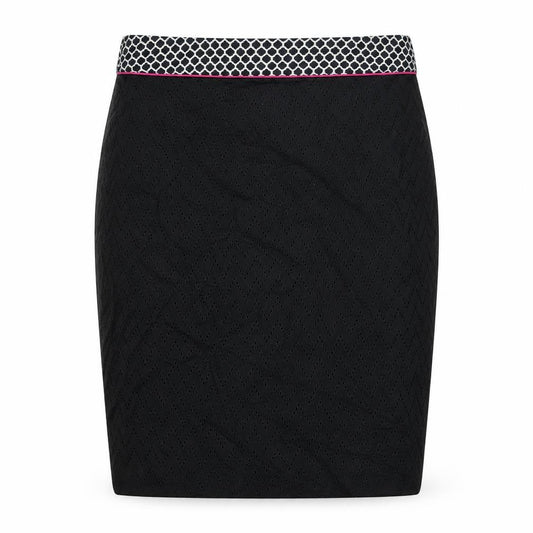 Clements Ribeiro Womens Black Cotton Straight & Pencil Skirt Size 14 Zip